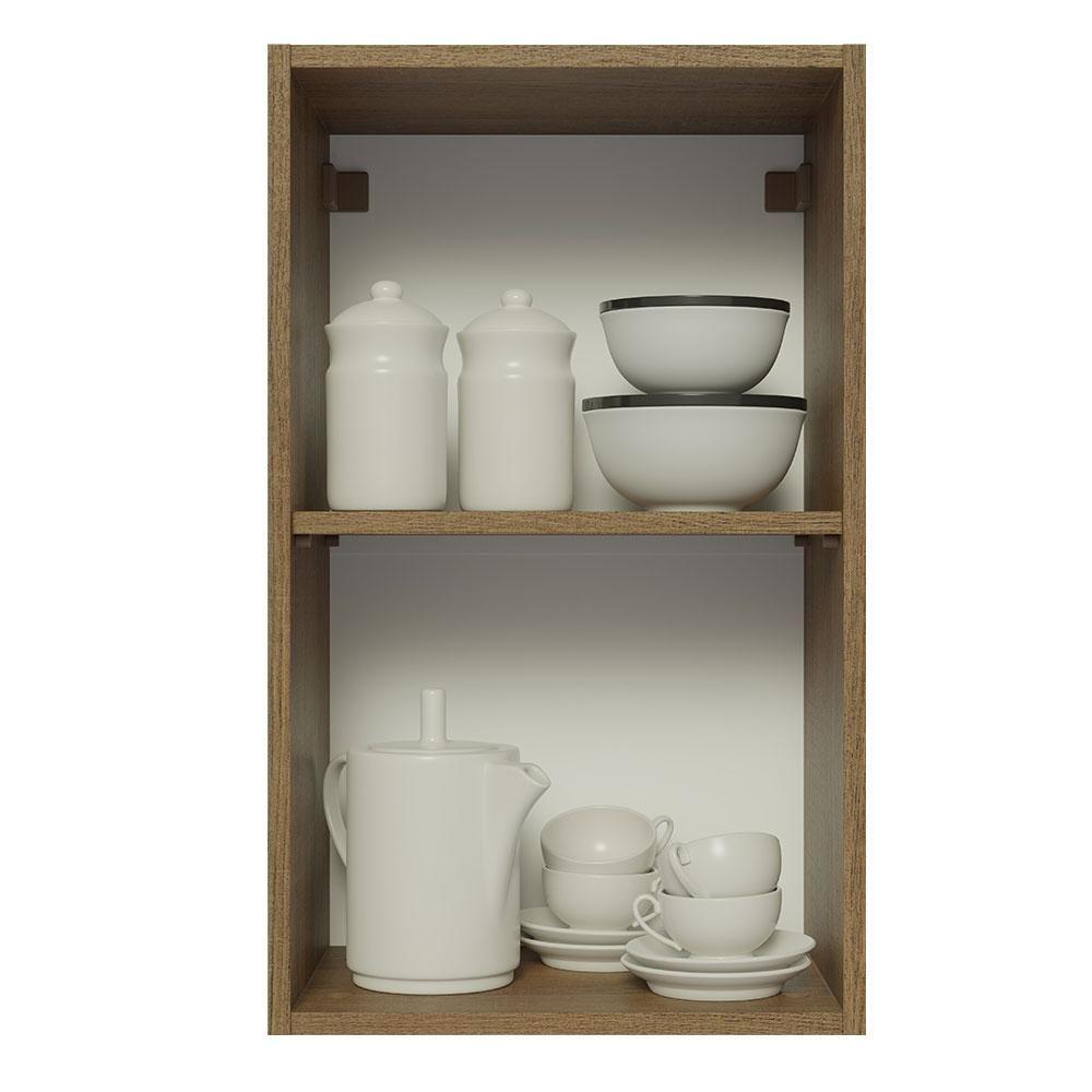 Armário Aéreo Glamy 40cm 1 Porta Rustic Madesa - 9