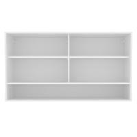 Aéreo Glamy 2 Portas de Correr Vidro e 1 Nicho Branco Madesa - 10