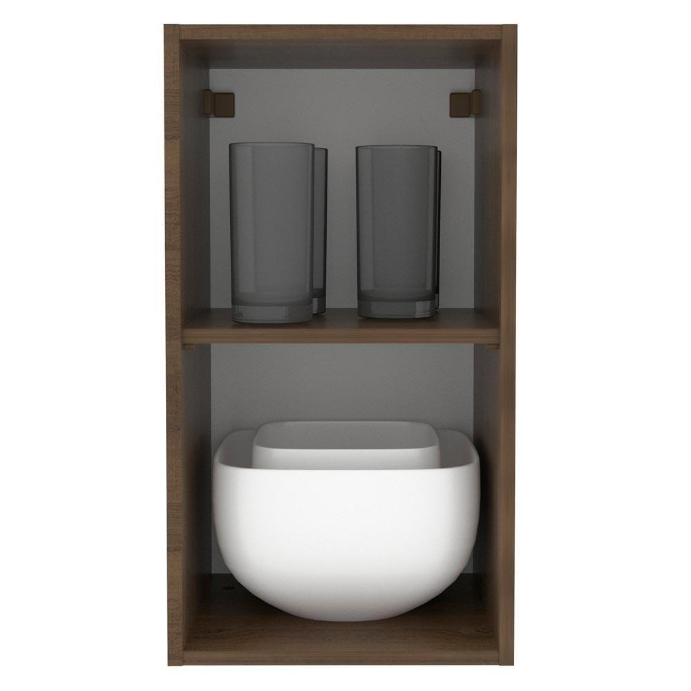 Armário Aéreo Madesa Lux 35 Cm 1 Porta Rustic/cinza - 3