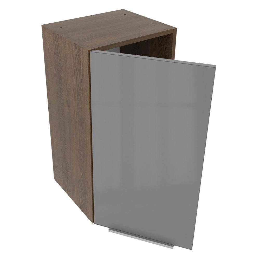 Armário Aéreo Madesa Lux 35 Cm 1 Porta Rustic/cinza - 4