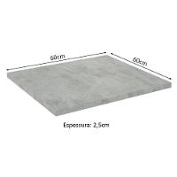 Tampo Para Balcão de 60 X 60cm Glamy Lux e Stella Mood