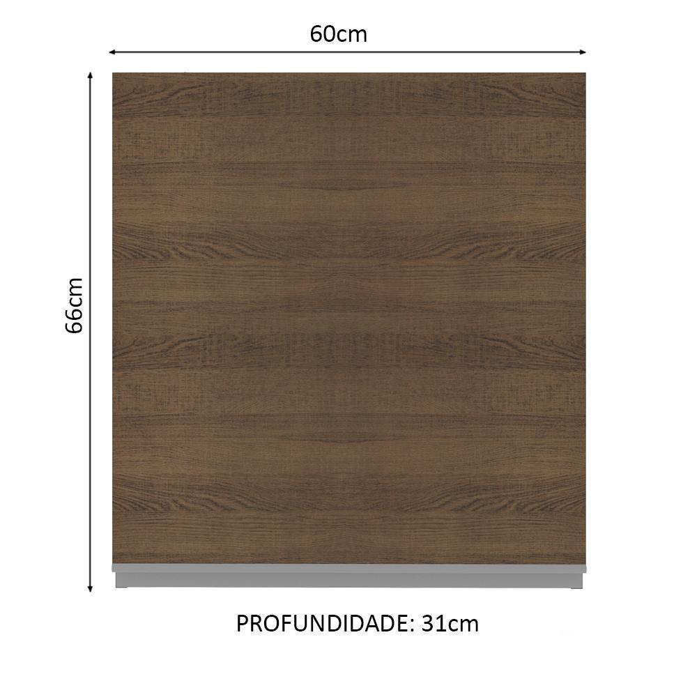 Aéreo Glamy 60cm 1 Porta Rustic Madesa - 7