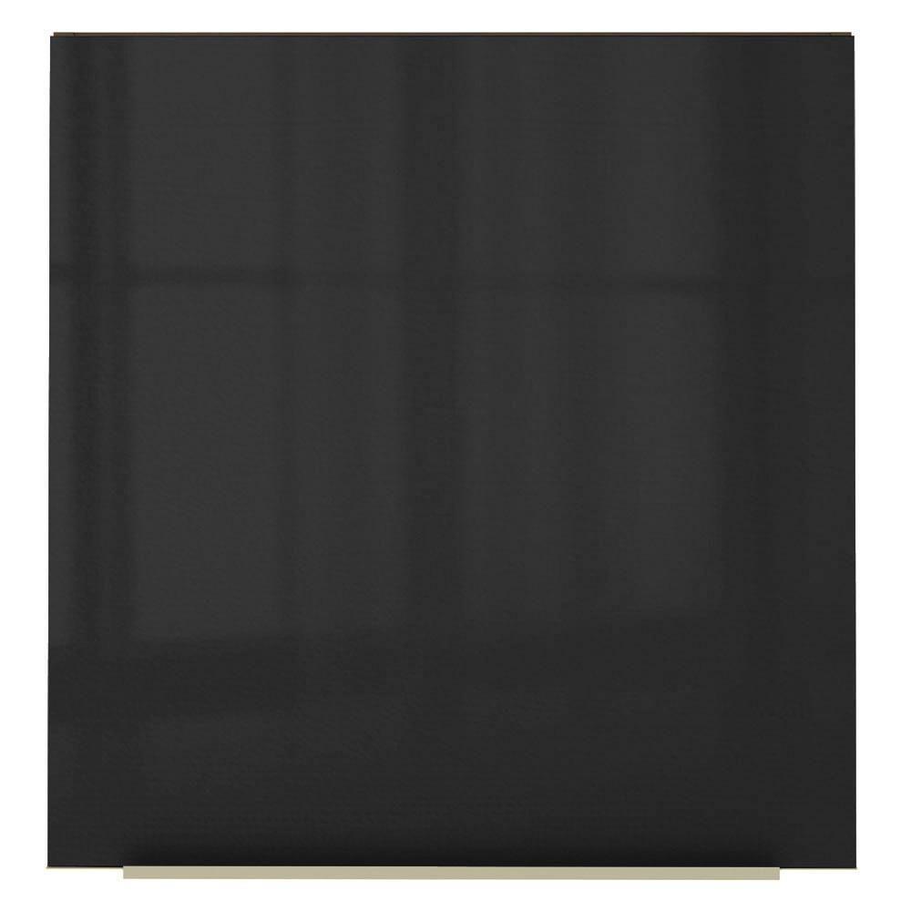 Armário Aéreo Madesa Lux 60cm 1 Porta Rustic e Preto - 2