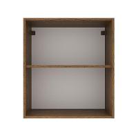 Armário Aéreo Madesa Agata 60cm 1 Porta Rustic Preto - 3