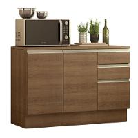 Balcão de Pia Glamy 2 Portas 3 Gavetas Rustic Madesa - 3