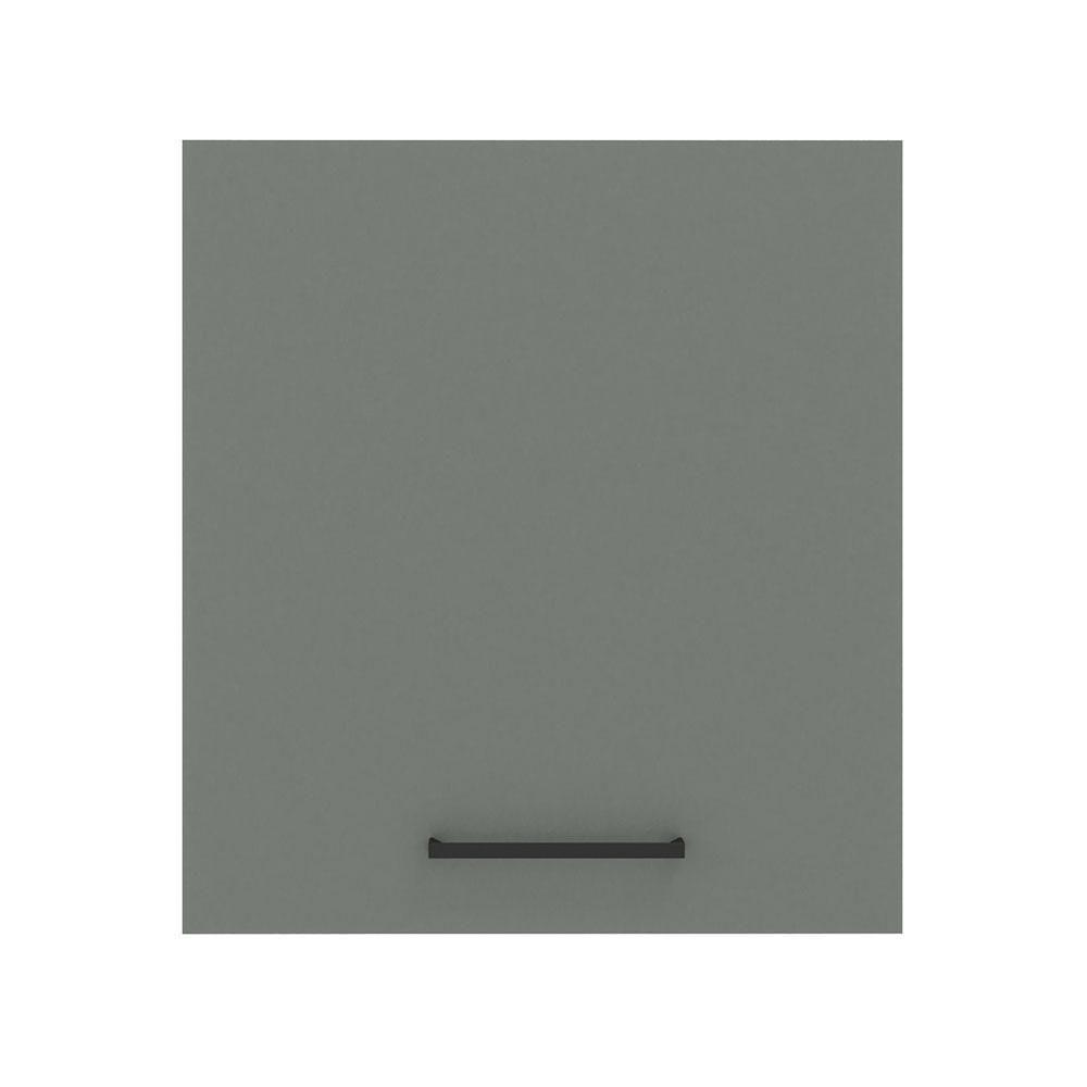 Armário Aéreo Madesa Agata 60 Cm 1 Porta Rustic Cinza - 6