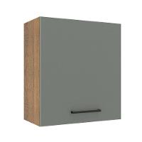 Armário Aéreo Madesa Agata 60 Cm 1 Porta Rustic Cinza - 1