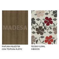 Conjunto Sala Jantar Mesa Tampo Madeira 4 Cadeiras Madesa - 8