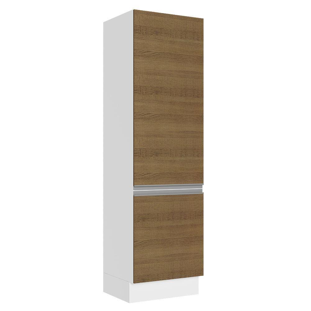 Paneleiro Acordes Glamy 100%MDF 60 2 Portas BR/Rustic Madesa - 1
