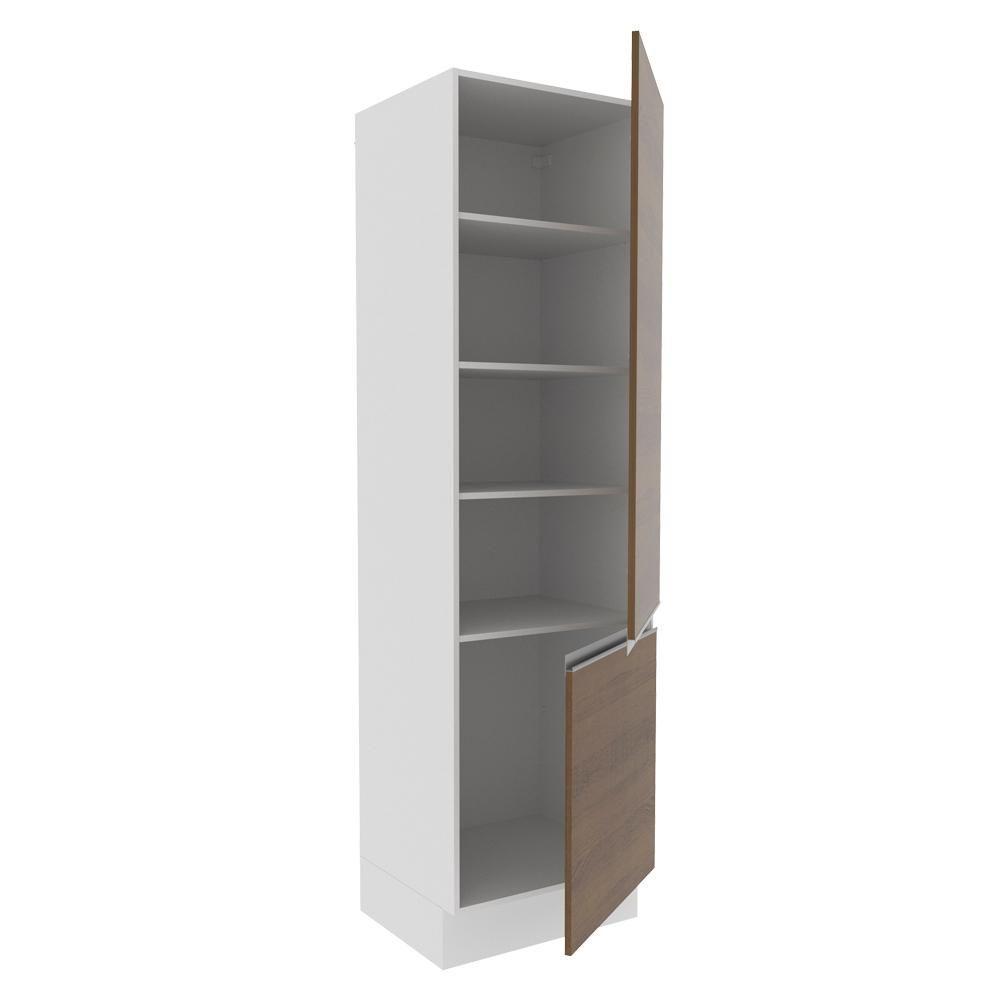 Paneleiro Acordes Glamy 100%MDF 60 2 Portas BR/Rustic Madesa - 3