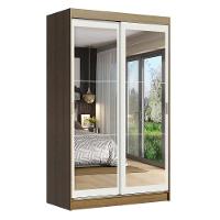 Guarda-roupa 2 Portas de Correr de Espelho 2 Gavetas Madesa - 2