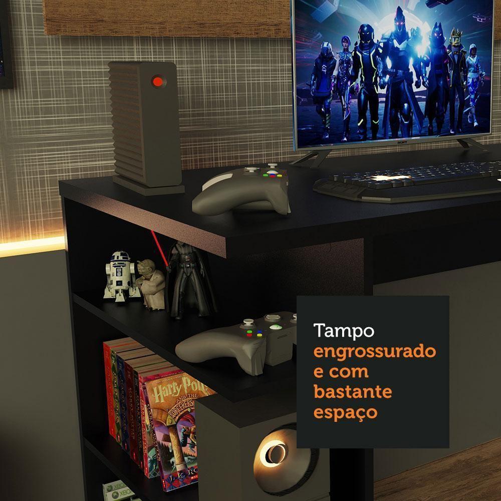 Mesa Gamer Painel para TV até 50" Madesa - 10
