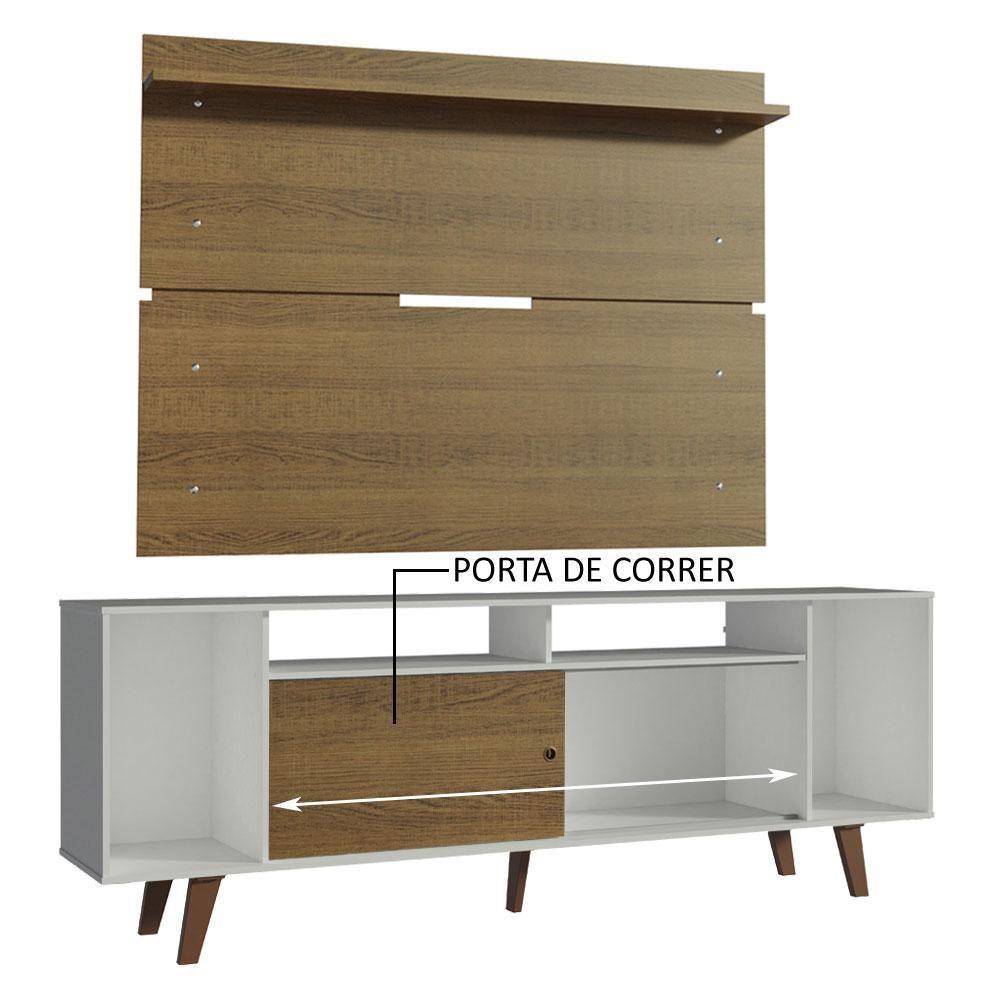 Rack Madesa Cancun com Pés e Painel para Tv Até 65 Polegadas - 5