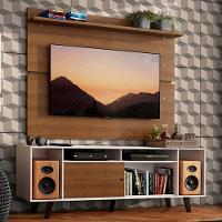 Rack Madesa Cancun com Pés e Painel para Tv Até 65 Polegadas