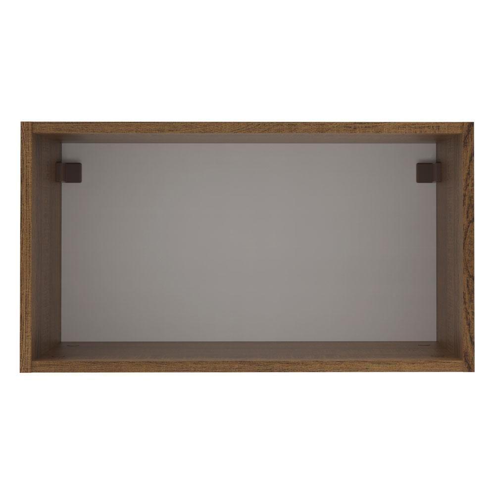 Armário Aéreo Madesa Lux 60cm 1 Porta Basculante Rustico Cza - 10