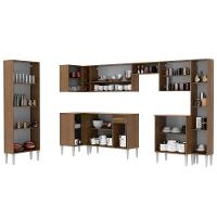 Cozinha Canto Reto Emilly 17 Portas 1 Gaveta Rustic Madesa - 3