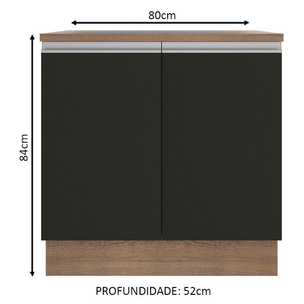 Balcão Glamy em MDP 2 Portas Madesa  - 5