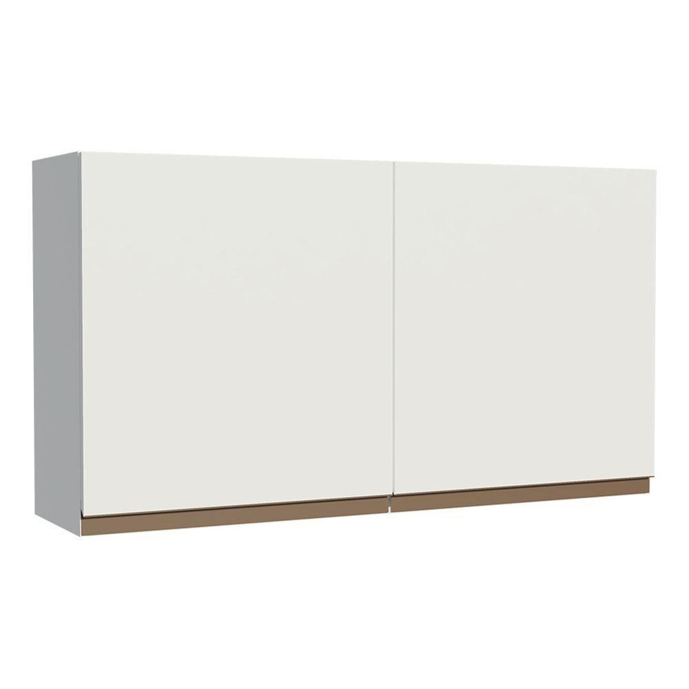 Armário Aéreo Reims 120cm 2 Portas Branco Madesa - 1
