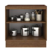 Balcão Madesa Lux 80 Cm 2 Portas Rustic/cinza - 5