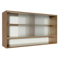 Armário Aéreo Glamy 2 Portas Quadrato 1 Nicho Rustic Madesa - 15