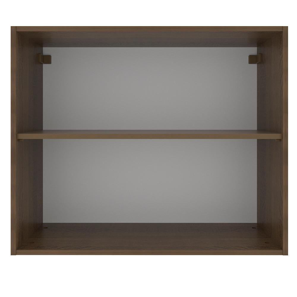 Armário Aéreo Stella 2 Portas Rustic/branco Madesa - 9