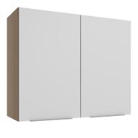 Armário Aéreo Stella 2 Portas Rustic/branco Madesa - 1