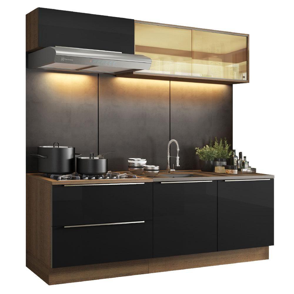 Cozinha Completa Madesa Armário E Balcão 5 Portas 2 Gavetas - 4