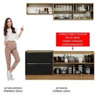 Cozinha Completa Madesa Armário E Balcão 5 Portas 2 Gavetas - 10