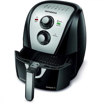 Fritadeira Mondial Air Fryer 4L Afn40 4012-02 Preto 127V