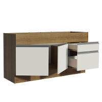 Balcão de Pia Glamy 2 Portas 2 Gavetas Madesa - 3