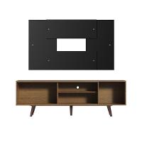 Rack Dubai com Pés e Painel Tv até 58" Rustic/preto Madesa - 5