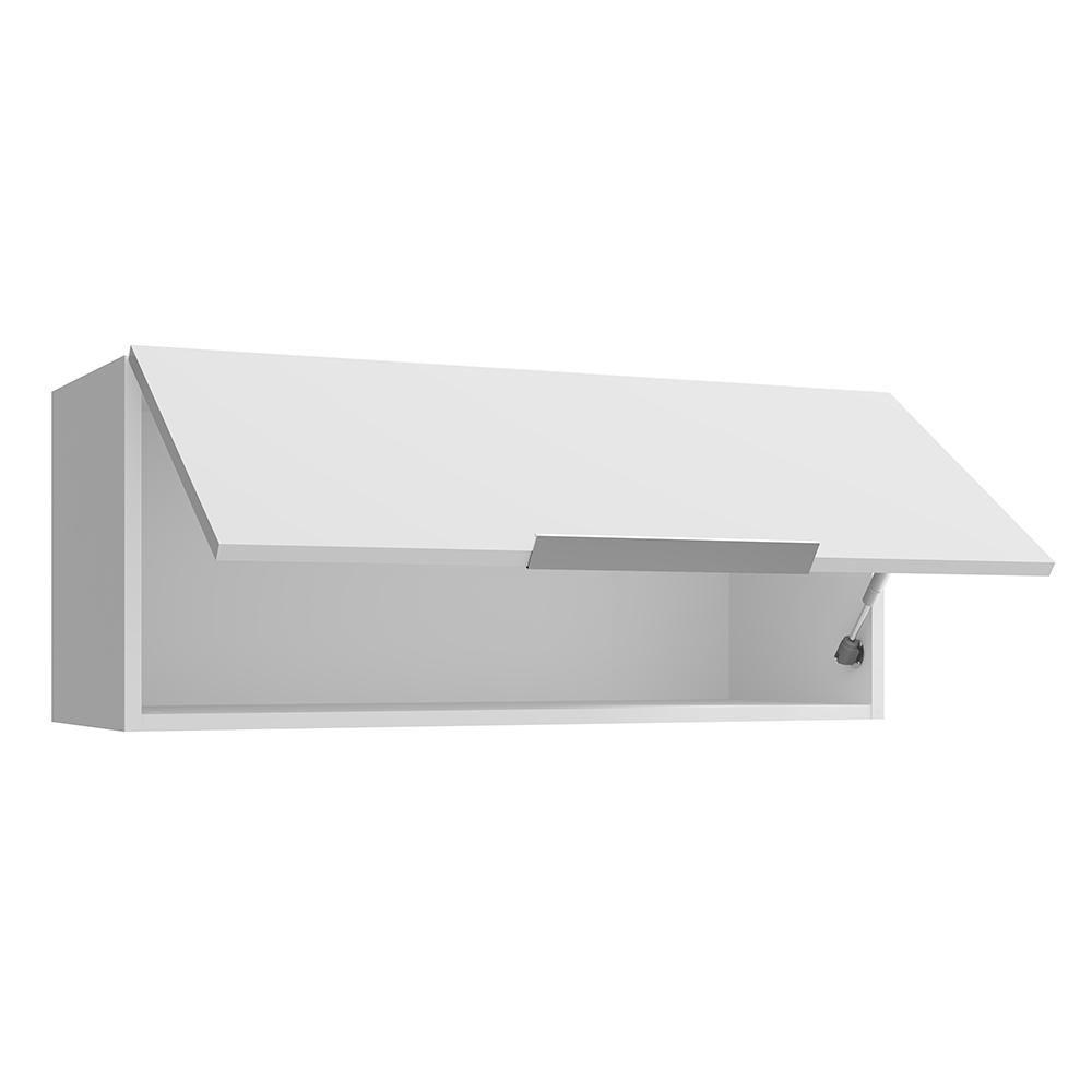 Armário Aéreo Madesa Stella 80cm 1 Porta Basculante Branco - 2