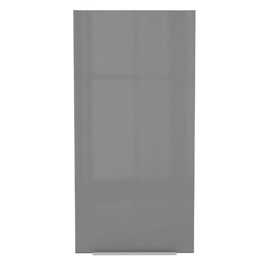 Armário Aéreo Madesa Lux 40 X 83 Cm 1 Porta Rustic/cinza - 4