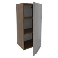 Armário Aéreo Madesa Lux 40 X 83 Cm 1 Porta Rustic/cinza - 10