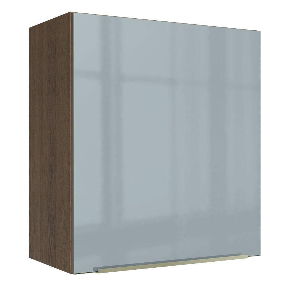 Armário Aéreo Madesa Lux 60 Cm 1 Porta Rustic/cinza - 1