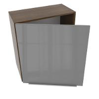 Armário Aéreo Madesa Lux 60 Cm 1 Porta Rustic/cinza - 5