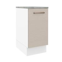 Balcão 40 Cm 1 Porta Branco/crema Agata Madesa Branco/crema - 1