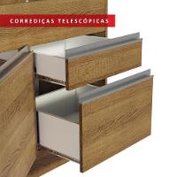 Balcão de Pia Glamy 2 Portas 2 Gavetas Rustic Madesa - 10