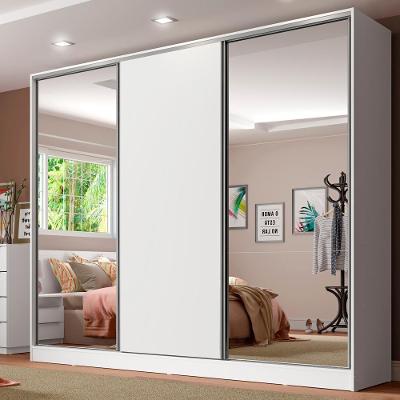 Guarda Roupa Casal Royale 3 Portas de Correr 4 Gavetas Madesa