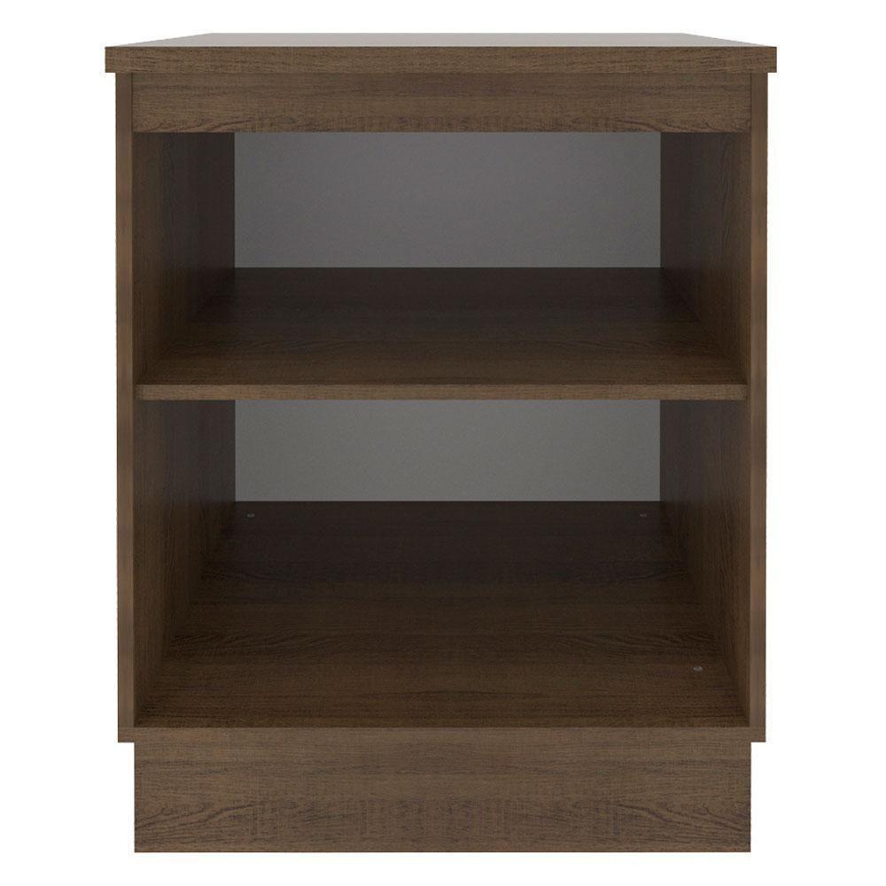 Balcão Stella 1 Porta Rustic/branco Madesa - 4