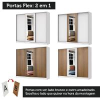 Guarda Roupa Casal 100%Mdf Madesa Eros 3 Portas BR/BR/rustic - 3