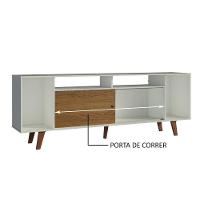Rack Cancun para TV até 65" com Pés Branco/Rustic Madesa - 7
