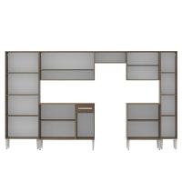 Cozinha Completa Emilly Armário e Balcão Preto/Rustic Madesa - 3