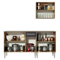 Cozinha Compacta Madesa com Armário e Balcão Rustic/preto - 19