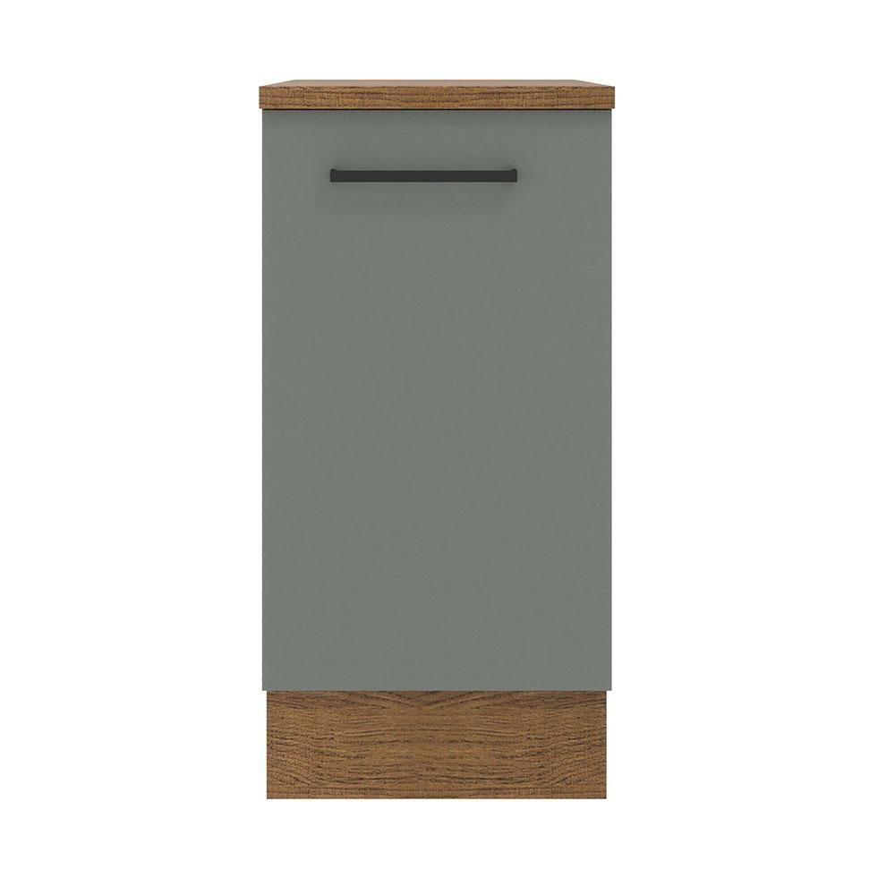 Balcão Madesa Agata 40 Cm 1 Porta Rustic Cinza - 3