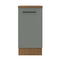 Balcão Madesa Agata 40 Cm 1 Porta Rustic Cinza - 3