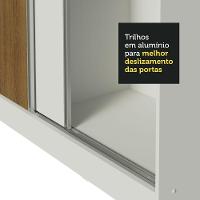 Guarda-Roupa Casal Royale MDF 3 Portas Correr Branco Madesa - 5