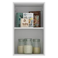 Armário Aéreo Glamy 40 cm 1 Porta Branco/Rustic Madesa