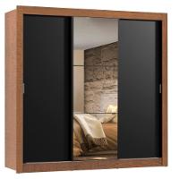 Guarda Roupa 3 Portas de Correr com Espelho 2 Gavetas Madesa - 2