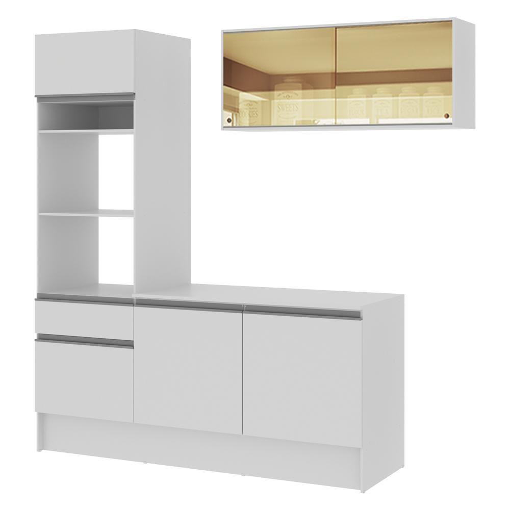 Cozinha Compacta Diamante com Armário Balcão e Tampo Madesa - 5